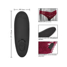 CalExotics Stimulators Remote Control Lace Panty Set Burgundy at the Haus of Shag