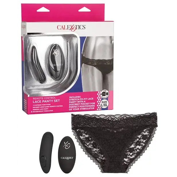 CalExotics Stimulators Large/XL Remote Control Lace Panty at the Haus of Shag