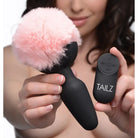 Tailz Tail Plug Pink Remote Control Vibrating Pink Bunny Tail Anal Plug at the Haus of Shag