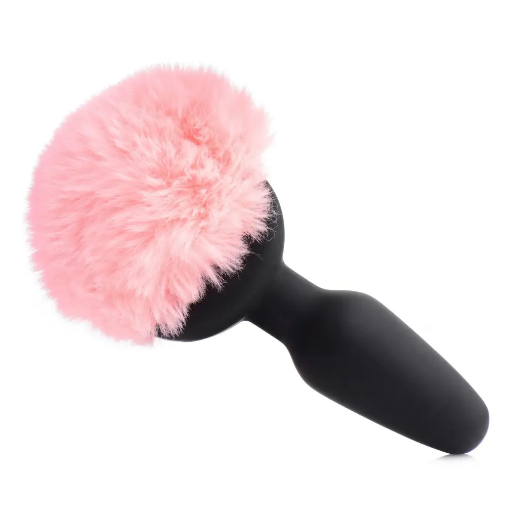 Tailz Tail Plug Pink Remote Control Vibrating Pink Bunny Tail Anal Plug at the Haus of Shag