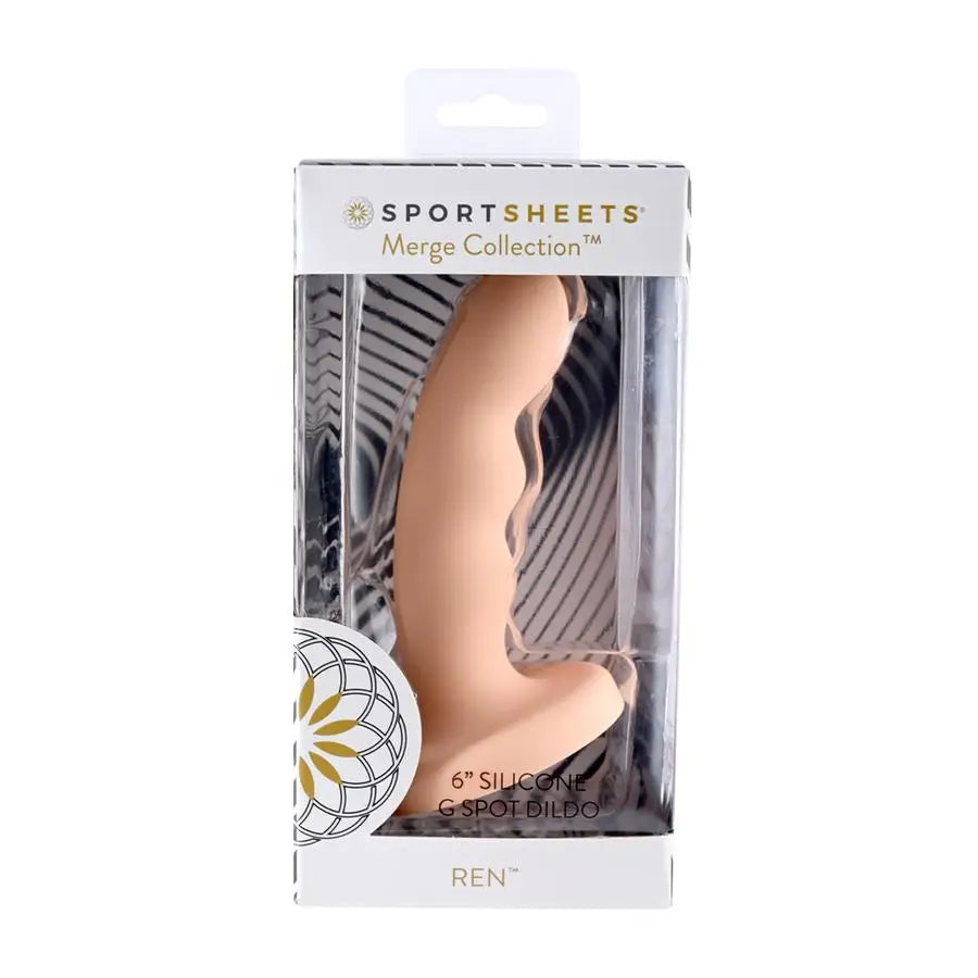 Ren 6in Silicone Dildo Peach - Dildos & Dongs