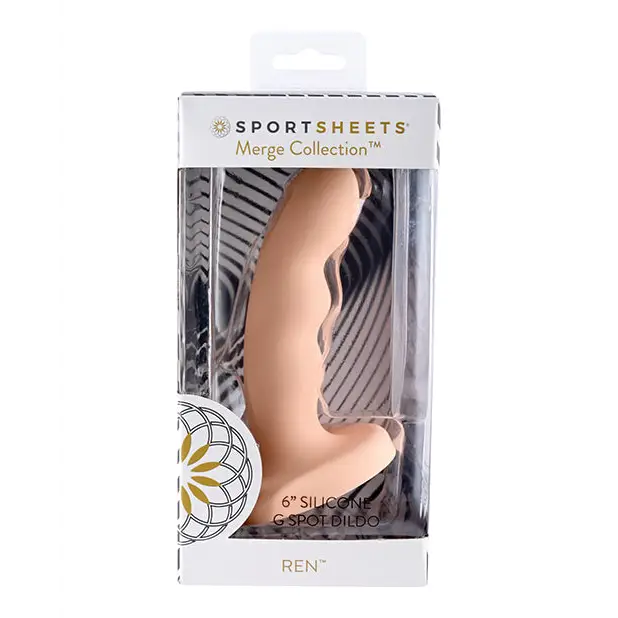 Ren 6in Silicone Dildo Peach - Dildos & Dongs