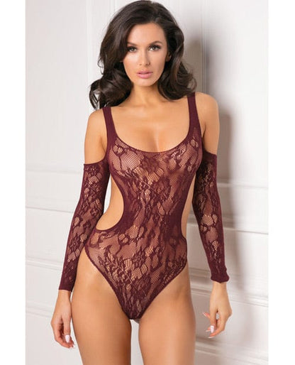 Rene Rofe Bodysuit One Size Fits Most / Red Rene Rofe Set The Mood Bodysuit at the Haus of Shag