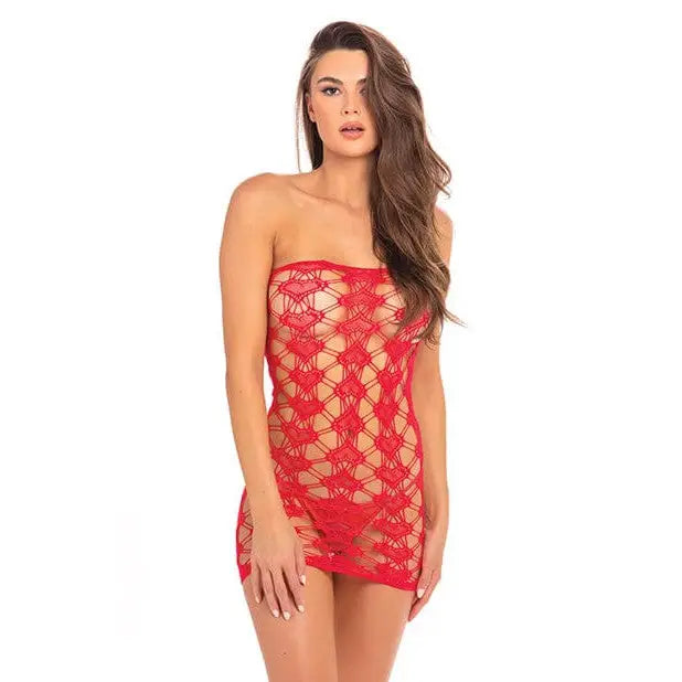 Rene Rofe Dress One Size Fits Most Rene Rofe Queen Of Hearts Tube Dress at the Haus of Shag