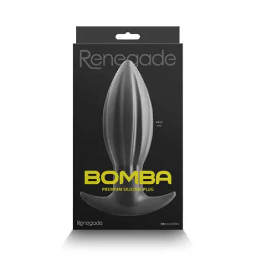 Renegade Bomba Anal Plug - Large / Black - Butt Plug