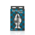 Renegade Knight Glass Anal Plug - Clear - Butt Plug