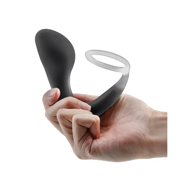 Renegade Slingshot Cock Ring & Prostate Stimulator Black - Cock Ring