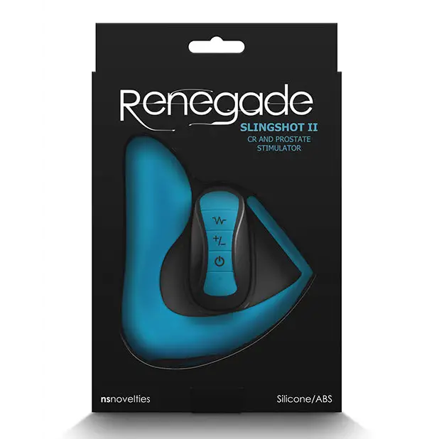 Renegade Slingshot II Cock Ring & Prostate Stimulator Teal - Cock Ring