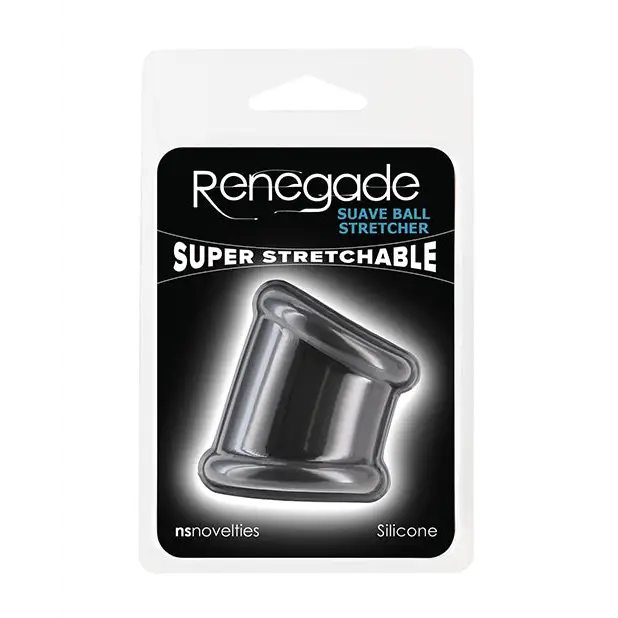 Renegade Suave Ball Stretcher - Black - Penis Enhancement