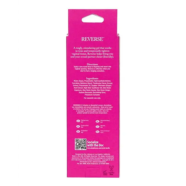 Doc Johnson Sexual Enhancers Reverse Vaginal Tightening Cream For Women - 2 Oz Tube at the Haus of Shag