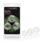 CalExotics Sextoys for Couples Reversible Ring Set Clear at the Haus of Shag