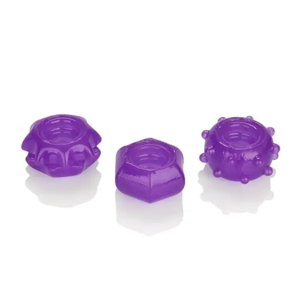 CalExotics Sextoys for Couples Reversible Ring Set Purple at the Haus of Shag