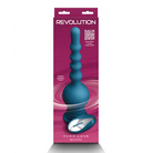 Revolution Hurricane Rotating Anal Beads - Teal - Anal Beads