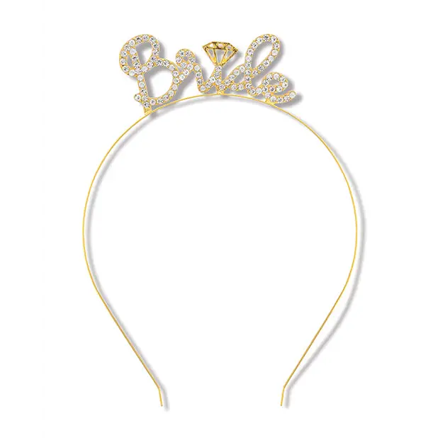 Rhinestone Bride Headband - Party Supplies