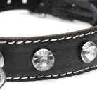 Strict Rhinestone Choker With O-ring - Red - Collar