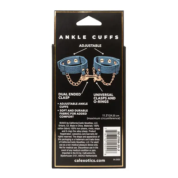 Ride ’em Premium Denim Collection Ankle Cuffs - Cuffs