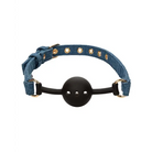 Ride ’em Premium Denim Collection: Black Ball Dog Collar from Denim Collection Ball Gag