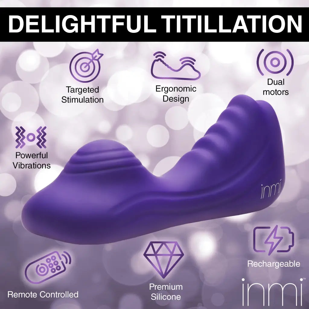 Ride N’ Grind 10 X Vibrating Silicone Sex Grinder - Purple - Stimulators