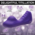 Ride N’ Grind 10 X Vibrating Silicone Sex Grinder - Purple - Stimulators