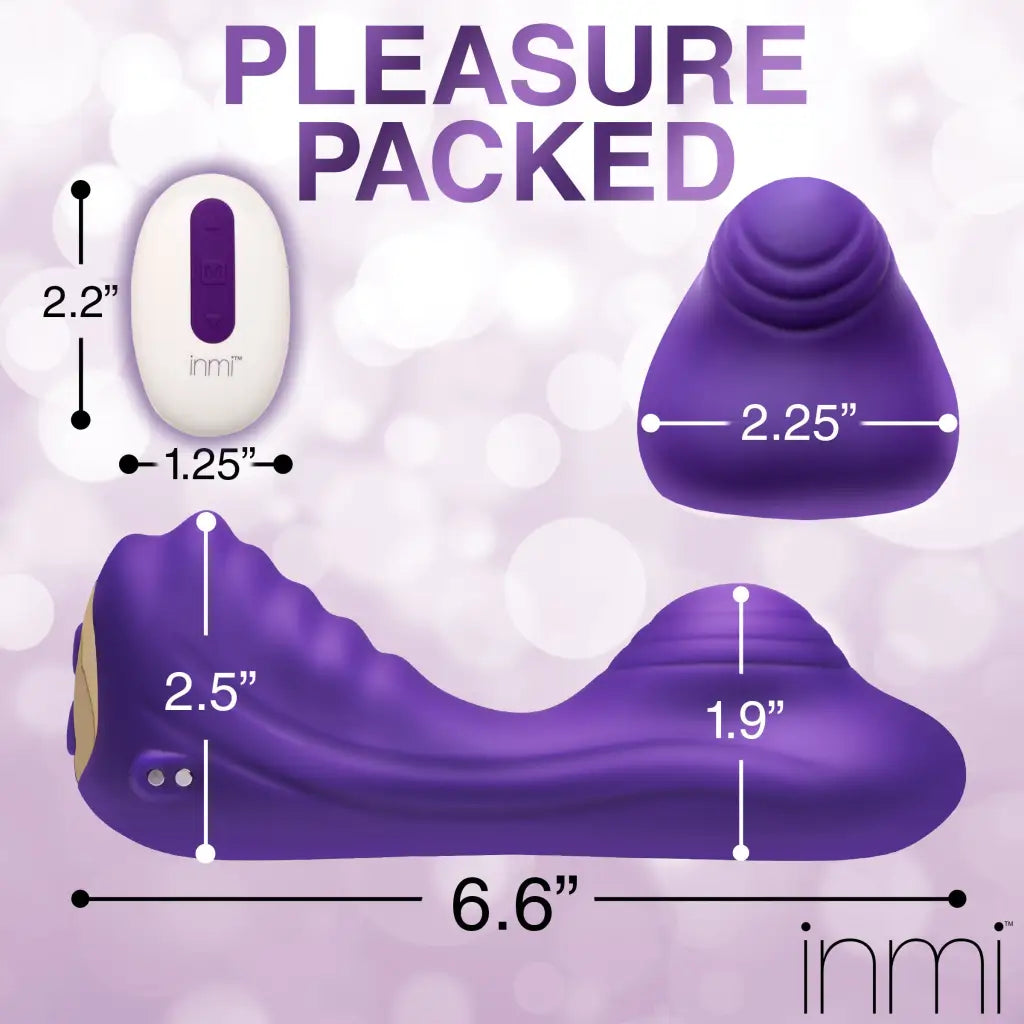 Ride N’ Grind 10 X Vibrating Silicone Sex Grinder - Purple - Stimulators