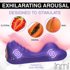 Ride N’ Grind 10 X Vibrating Silicone Sex Grinder - Purple - Stimulators