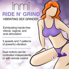 Ride N’ Grind 10 X Vibrating Silicone Sex Grinder - Purple - Stimulators