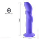 Riley Silicone Dong - Purple - Realistic Dildo