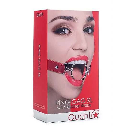 Ring Gag Xl Red - Ball Gag