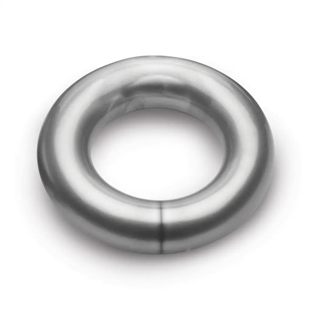 Ring Master Custom Ball Stretcher Kit - Smooth Metallic Ring with Reflective Surface