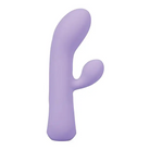 Doc Johnson Vibrator Ritual Aura Rechargeable Silicone Rabbit Vibe - Lilac at the Haus of Shag