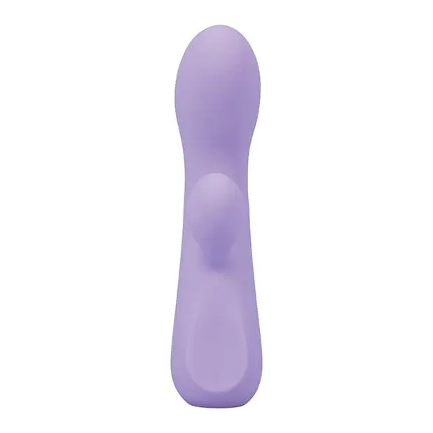 Doc Johnson Vibrator Ritual Aura Rechargeable Silicone Rabbit Vibe - Lilac at the Haus of Shag