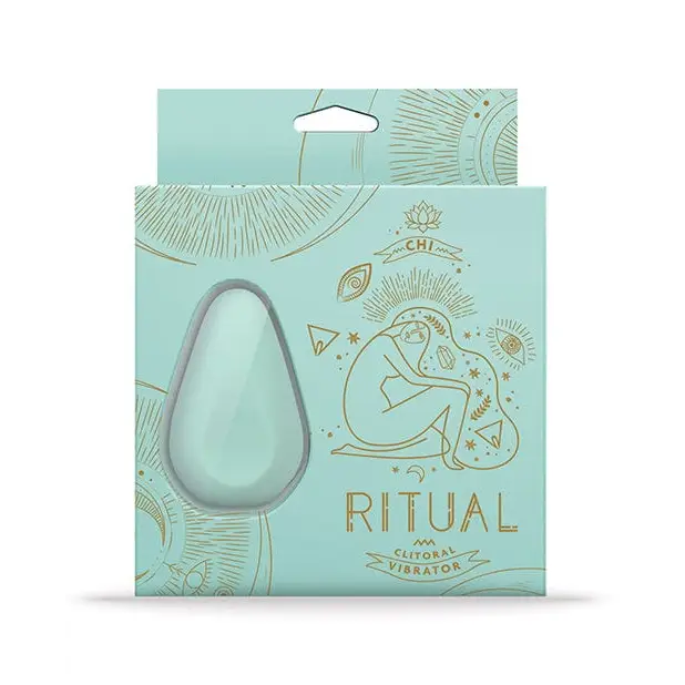 Doc Johnson Stimulators Ritual Chi Rechargeable Silicone Clit Vibe - Mint at the Haus of Shag