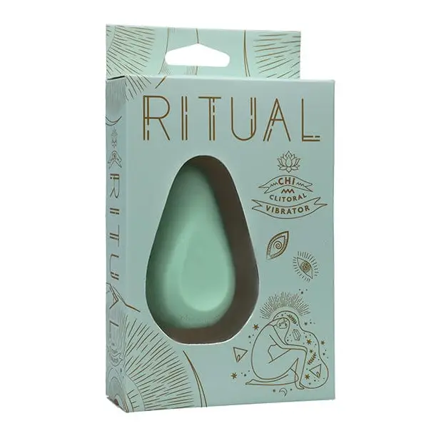 Doc Johnson Stimulators Ritual Chi Rechargeable Silicone Clit Vibe - Mint at the Haus of Shag