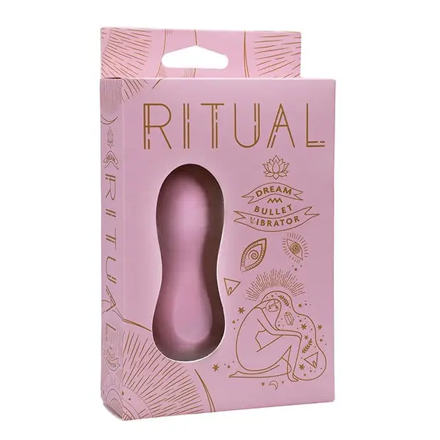 Doc Johnson Stimulators Ritual Dream Rechargeable Silicone Bullet Vibe - Pink at the Haus of Shag