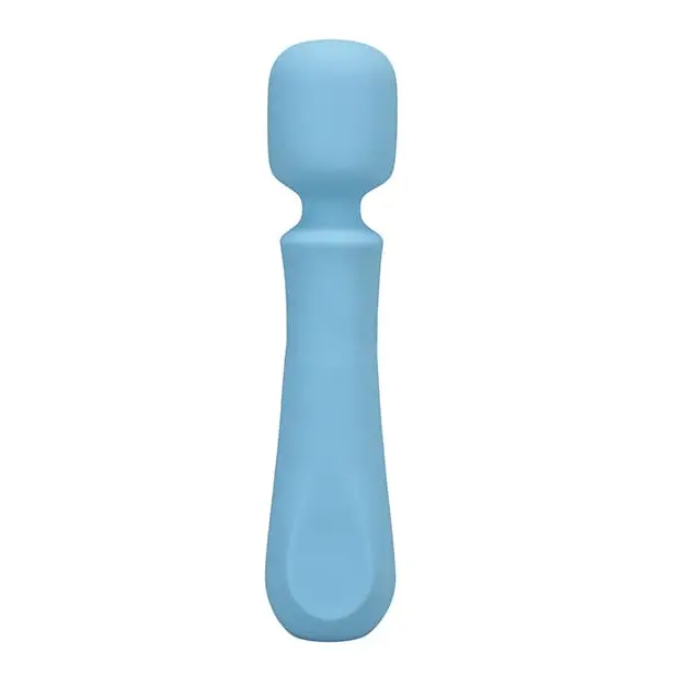 Doc Johnson Massage Products Ritual Euphoria Rechargeable Silicone Wand Vibe - Blue at the Haus of Shag