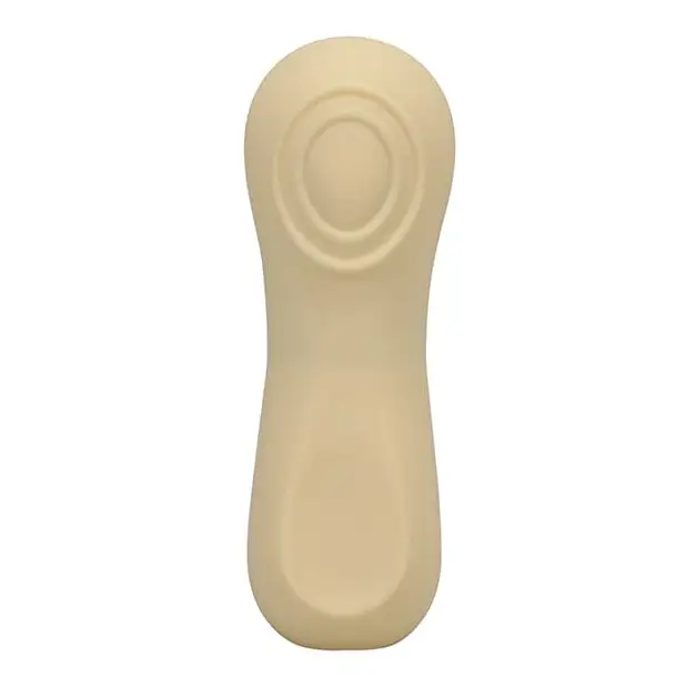 Doc Johnson Stimulators Ritual Sol Rechargeable Silicone Pulsating Vibe - Yellow at the Haus of Shag