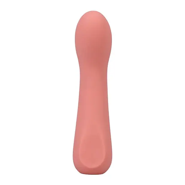 Doc Johnson Vibrator Ritual Zen Rechargeable Silicone G-spot Vibe - Coral at the Haus of Shag