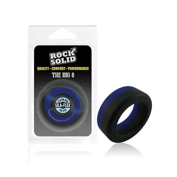 Blue Rock Solid Big O Silicon Ring - Durability Meets Style