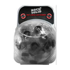 Rock Solid Donut C-Ring Clambowl of 100 Pieces Black - Cockrings