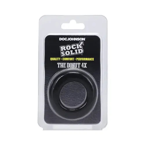 Rock Solid The Donut 4X C-Ring Black - Cock Ring