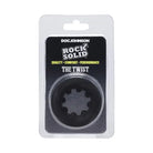 Rock Solid The Twist Silicone C-Ring Black - Cock Ring