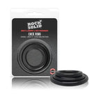 Doc Johnson Cock Ring Rock Solid Tri-Pack Rubber Gasket (1.25in, 1.5in, 2in) Black at the Haus of Shag