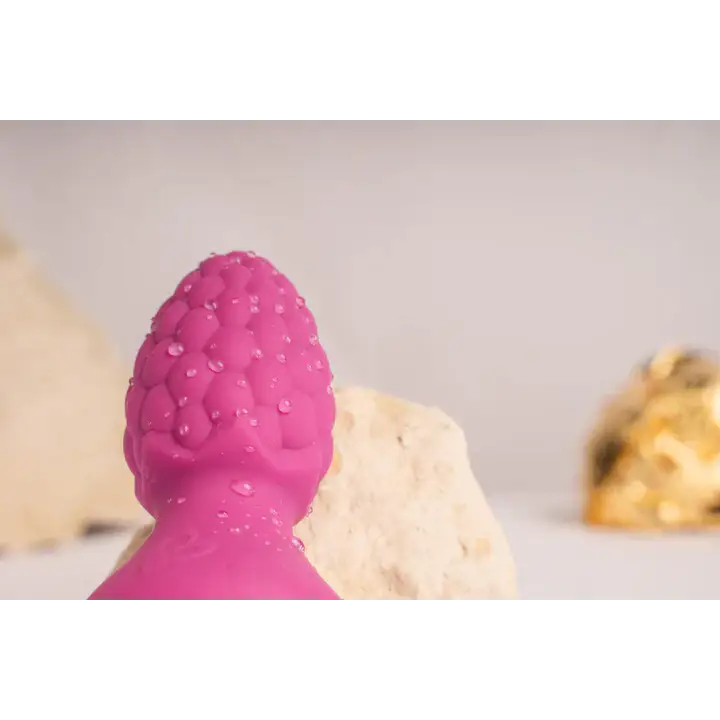 Rocks Off Ass-berries Raspberry - Pink - Powered Butt Plug