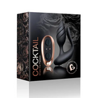 Rocks Off Cocktail Couples Toy Black - Black - Powered Butt Plug