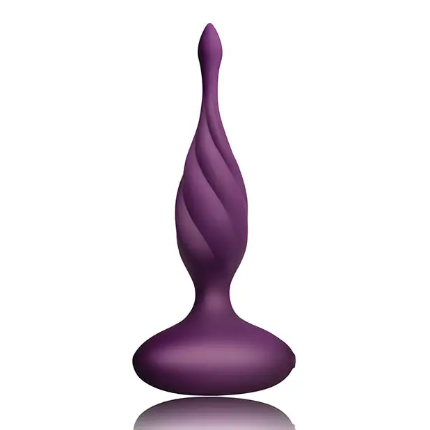 Rocks Off Petite Sensations Discover Silicone Anal Vibrator Purple - Purple - Powered Butt Plug