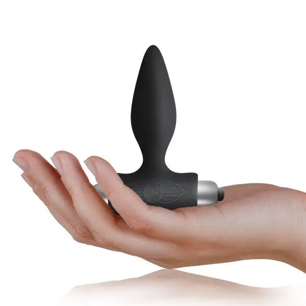 Rocks Off Petite Sensations Plug Black - Powered Butt Plug