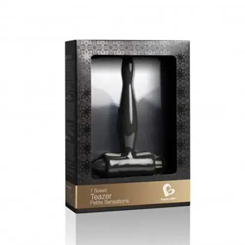 Rocks Off Petite Sensations Teazer Black - Black - Powered Butt Plug