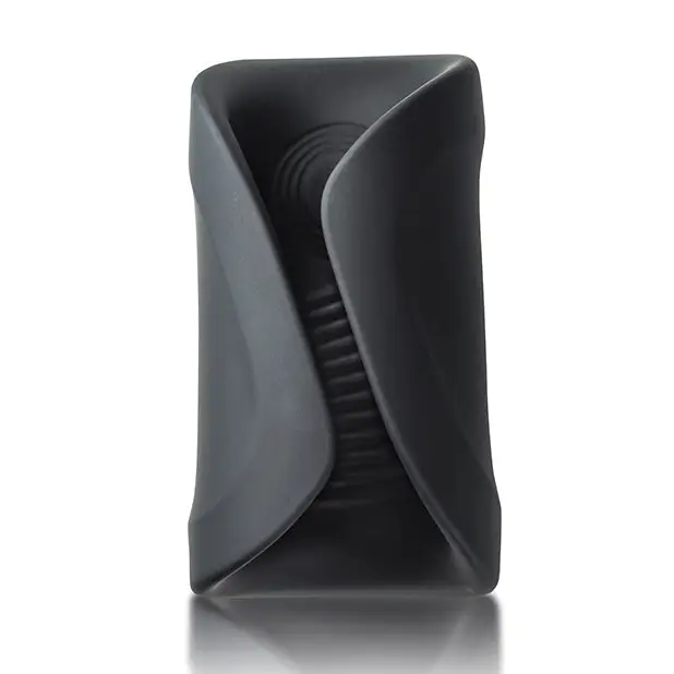 Rocks Off Rush Stroker Black: Sleek, curved black object designed for ultimate pleasure