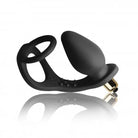 Rocks Off Zen Black - Black - Cock Ring and Plug