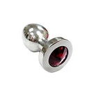 Rogue Stainless Steel Smooth Butt Plug - Medium / Red - Butt Plug